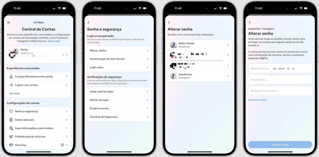 Como mudar a senha do Instagram com segurança no Brasil image 1